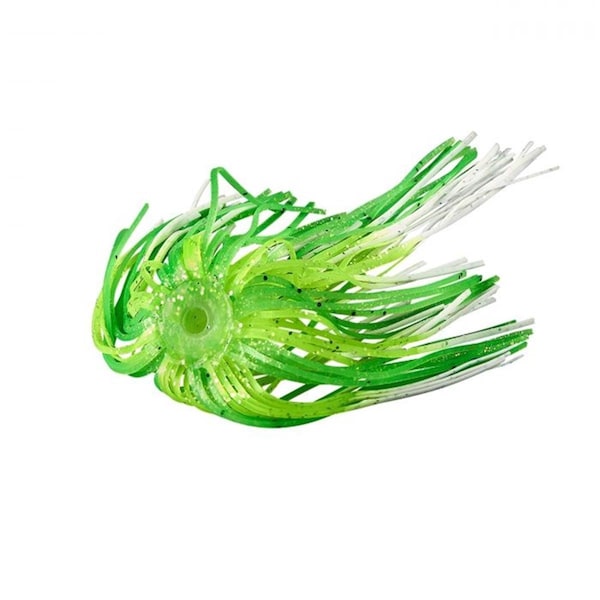War Eagle Skirt Replacement White Lime Chartreuse Fishing Lure WESK40 - main